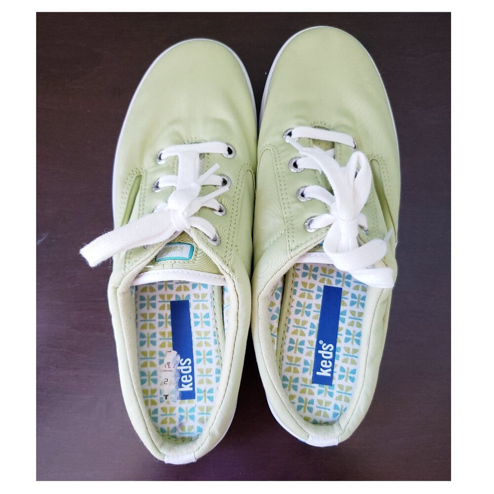 Keds Mules, lime green, size 6 1/2